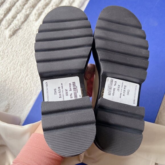 STUART Weitzman 5050 Ultralift Leather Over the Knee Platform Boots White US 6.5 - Picture 12 of 13